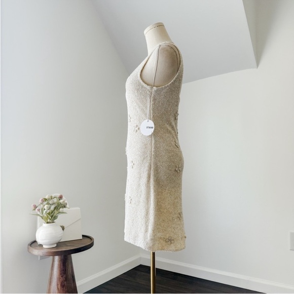 Staud Le Sable Floral Beaded Mini Dress - Picture 3 of 16
